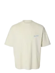 Selected - Slmrelaxemery Graphic Ss O-Neck Tee - L&uuml;hikeste varrukatega - M