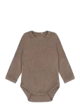 Fixoni - Body Ls Melange Rib - Pikkade varrukatega - 62