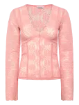 Bubbleroom - Long Sleeve Lace Top - Pikkade varrukatega - L
