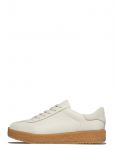 FitFlop - Rally T-Toe Leather/Suede Crepe Sneakers - Madala s&auml;&auml;rega tossud - 41