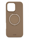 Holdit - Silicone Stand Case Iphone 16 Pro Max Mocha Brown - Telefoni&uuml;mbrised - IPHONE 16PRO MAX