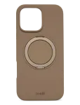 Holdit - Silicone Stand Case Iphone 16 Pro Max Mocha Brown - Telefoni&uuml;mbrised - IPHONE 16PRO MAX