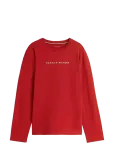 Tommy Hilfiger - Ls Tee Cont. Logo - Pikkade varrukatega - S