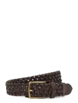 Polo Ralph Lauren - Leather & Braided Cord Woven Belt - Punutud v&ouml;&ouml;d - S