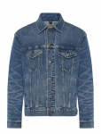 American Eagle - Indigo Classic Denim Trucker Jacket - Voodrita teksatagid - S