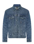 American Eagle - Indigo Classic Denim Trucker Jacket - Voodrita teksatagid - S