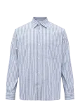 Annarr - Anraslund Striped Poplin Ls Shirt - Vabaaja s&auml;rgid - L