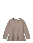 Copenhagen Colors - Merino Knitted Frill Blouse - Pulloverid - 128