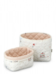 Cam Cam Copenhagen - Quilted Storage Basket, Set Of Two - Ocs - Rowan - Hoiukorvid - ONE SIZE