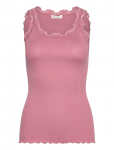 Rosemunde - Rwbabette Silk Sl U-Neck Long Lace - Varrukateta - XL