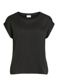 Vila - Viellette S/S Satin Top - Noos - L&uuml;hikeste varrukatega - 36
