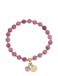 Bud To Rose - Beverly Bracelet Pink/Gold - P&auml;rlitega k&auml;ev&otilde;rud - ONE SIZE