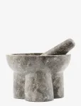 House Doctor - Mortar & Pestle, Hdkulti, Grey, Bro - Uhmrid ja nuiad - 14X12X14CM