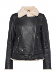 Jofama - Bea Shearling Leather Biker - Nahk - 38