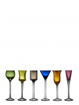 Lyngby Glas - Snapseglas P/Fod 6 Ass. - Pitsid - ONE SIZE