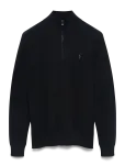 Polo Ralph Lauren - Mesh-Knit Cotton Quarter-Zip Sweater - Poolpika lukuga džemprid - XS