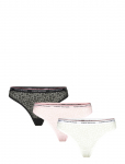 Tommy Hilfiger - 3 Pack Thong Lace - Stringid - XL