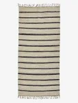House Doctor - Rug, Hdsima, Black, Natural - Puuvillased vaibad ja kaltsuvaibad - 200X90CM