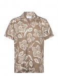 Lindbergh - Aop Lyocell Shirt S/S - L&uuml;hikeste varrukatega s&auml;rgid - L