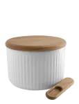 Eva Trio - Legio Nova Salt Cellar With Lid And Spoon - Soola- ja pipraveskid - &Oslash; 11 CM