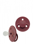 Mininor - Round Pacifier Silicone 0M Grey - Lutid - 0 M