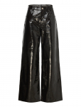Stella Nova - Leather Pants With Jeans Look - Nahksed retuusid-p&uuml;ksid - 34