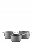 Eva Trio - Grey Line Grydes&aelig;t 1,8 L 2,5 L 3,8 L Keramisk Slip-Let&reg; - Kastrulikomplektid - 1.8L+2.5L 3.8L