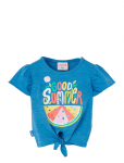 Boboli - Knit T-Shirt Flame - L&uuml;hikeste varrukatega - 116
