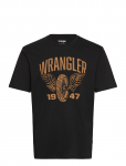 Wrangler - Americana Tee - L&uuml;hikeste varrukatega - S