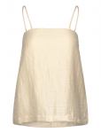 House Of Dagmar - Linen Strap Top - Varrukateta - 34