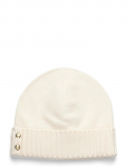 Lauren Ralph Lauren - Wool Blend-Crest Knit Beanie - Kootud m&uuml;tsid - ONE SIZE