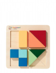 Eichhorn - Eichhorn Montessori Shape Puzzle - Puidust pusled - ONE SIZE