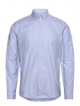 Lindbergh - Yarn Dyed Oxford Superflex Shirt L/S - Oxfordi s&auml;rgid - XXL