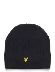Lyle & Scott - Knitted Ribbed Beanie - Kootud m&uuml;tsid - ONE SIZE