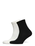 Monki - 2-Pack Pointelle Cotton Crew Socks - Tavalised sokid - 36-38