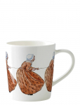 Design House Stockholm - Aunt Brown Mug With Handle - Kohvitassid - 40 CL