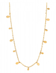 Timi Of Sweden - Lia - Tiny Oval Necklace&nbsp; Stainless Steel - Kett-kaelakeed - ONE SIZE 47 cm