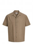 Jack & Jones - Jjesummer Linen Blend Resort Shirt Ss Sn - Vabaaja s&auml;rgid - XL