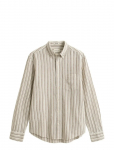 GANT - Reg Cotton Linen Stripe Shirt - Linased s&auml;rgid - XXXL