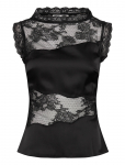 Malina - Desire Lace Trimmed Cut Out Top - Varrukateta - 42