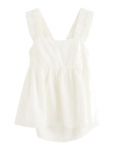 Lindex - Sleeveless Blouse With Broderie Anglaise - Pluusid ja tuunikad - 158/164