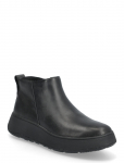FitFlop - F-Mode Leather Flatform Zip Ankle Boots - Madala kontsaga poolsaapad - 36.5