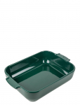 Peugeot - Appolia Rektangul&aelig;rt Ovnfad 32 Cm Gr&oslash;n - Ahjuvormid - 32 CM