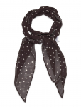 Gina Tricot - Slim Chiffon Scarf - Kerged sallid - ONE SIZE