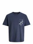 Jack & Jones - Jormontauk Aop Pocket Tee Cn - L&uuml;hikeste varrukatega - XL