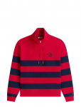 Tommy Hilfiger - Nautical Block Stripe 1/4 Zip - Dressipluusid - XXL