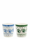 Anna + Nina - Coastal Charm Coffee Cup Set Of 2 - Kohvitassid - 25 CL
