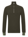 Mos Mosh Gallery - Mmgporter Quarter-Zip Knit - Poolpika lukuga džemprid - M