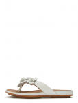FitFlop - Gracie Flower Leather Flip-Flops - Pl&auml;tud - 36