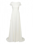 Malina - Blanca Cap Sleeve Lace Trimmed Gown - Maksikleidid - 36